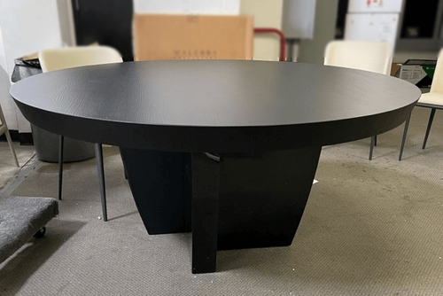 Black & More Round Dining Table - Black/Dal