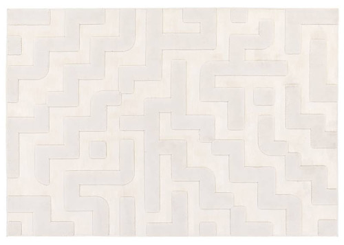 Petros Area Rug - Sand/White