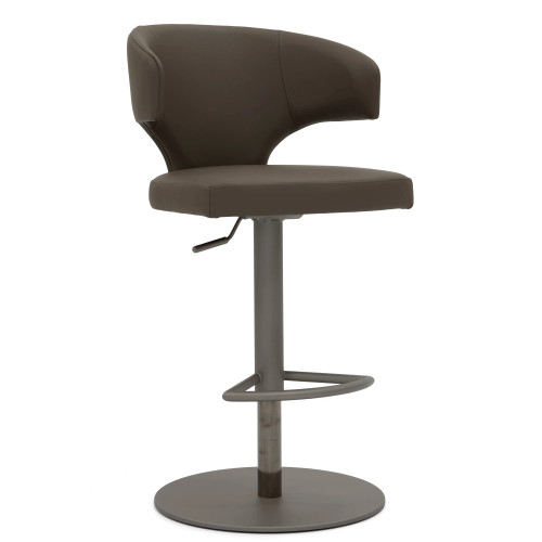 Wing Bar Stool - Titanium/Round