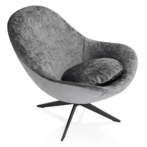 Soor Swivel Chair Front Angled View