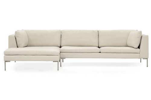 Inspiration Sectional - White Leather