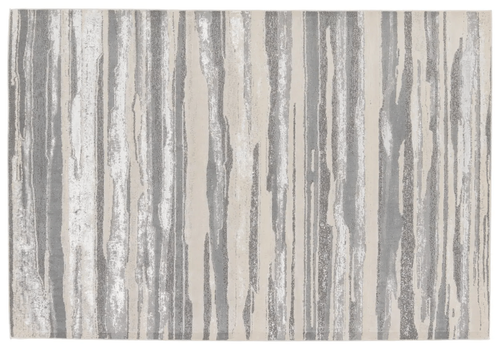 Catalyst Area Rug - Birch/White/Pewter (7'10" x 10'6")