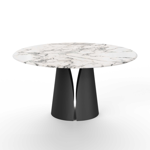 SIMPO Atlanta Outdoor Dining Table (120cm Round) — White