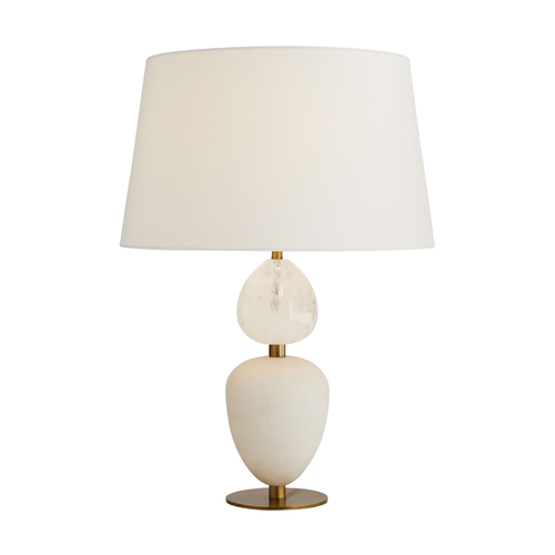 Aubrey Table Lamp Front View with Light On