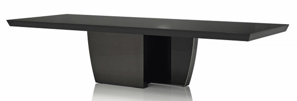 Black & More Dining Table Front Angled View