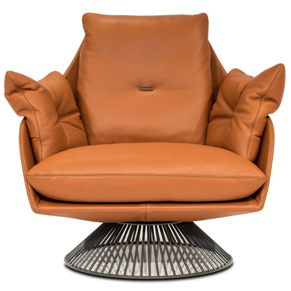 Gloss Swivel Chair Front View