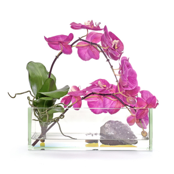 Fuchsia Orchid And Geodes
