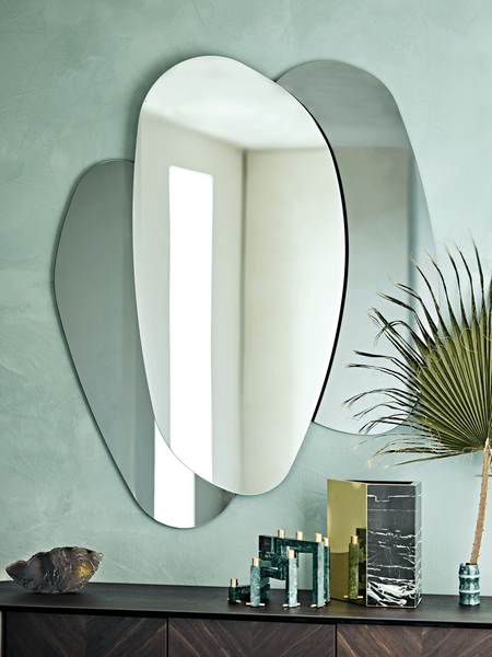 Ulisse Mirror Shown in a Hallway Setting