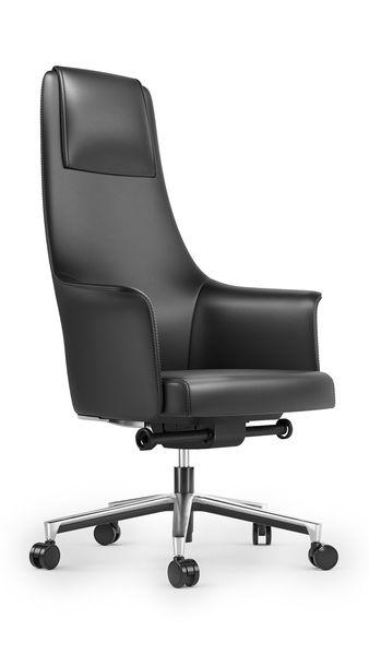 BLACK - Bolo Office Chair Front Angled View