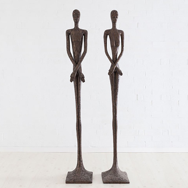 Skinny Floor Sculpture Bronze - Contemporary Art | Cantoni