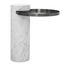 Colonna End Table - 24 In White