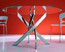 Barone Dining Table - Chrome Base