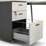 X3 Desk w/ Return and File Pedestal File Drawer