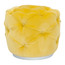 Red Carpet Pouf/Stool - Yellow Velvet