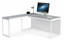 Centro Desk Shown Paired with the Return; Sold Separately