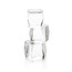 SMALL - Crystal Cubist Candleholder Front View