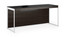 CHARCOAL/SATIN NICKEL - Sequel Desk Front Angled View