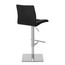 BLACK ECOPELLE - Mitch Bar Stool Back Angled View