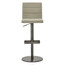 LIGHT GREY - Merlin Bar Stool Front View