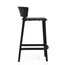 BLACK - Africa Counter Stool Side View