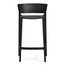 BLACK - Africa Bar Stool Back View