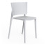 WHITE - Africa Arm Chair Front Angled View