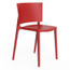 RED - Africa Arm Chair Front Angled View