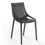 ARMLESS, BLACK - Ibiza Chair Front Angled View