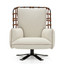 Cocoon Bergere Swivel Chair Front View