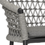 Closeup - Venice Beach Dining Chair Rope Fishnet Weave Detail