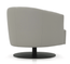 Danta Swivel Chair Back Angled View