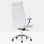 WHITE  - Venice Executive Chair Back Angled View