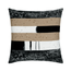 Abstract Charcoal Outdoor Pillow