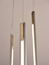 Closeup - Nahun Ceiling Lamp Brass Details
