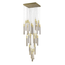 Glacier Suspension Fixture - Brushed Bronze