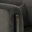 Closeup - Harlow Chair Bronze Frame and Velvet Detail