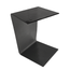 Closeup - Twist Hammered Side Table Front Angled View