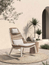 Closeup - La Jolla Rocking Chair Shown in an Outdoor Setting