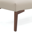 Yoko Night Bench Walnut Legs