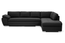 BLACK - Redondo Sectional Front View