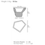 SMALL - Faz Pot Dimensions