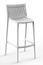 WHITE - Ibiza Bar Stool Front Angled View