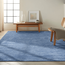 Calvin Klein Linear Area Rug - Blue