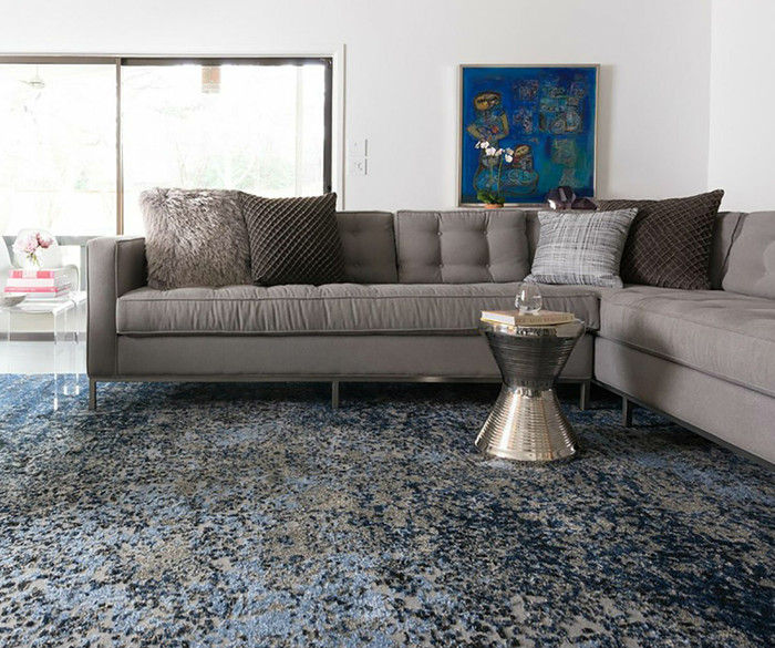Viera Area Rug - Grey/Navy (8'11" x 12'5")