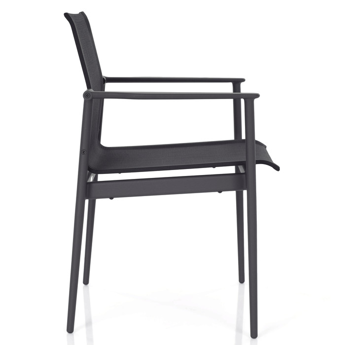 180 Stacking Arm Chair Side View