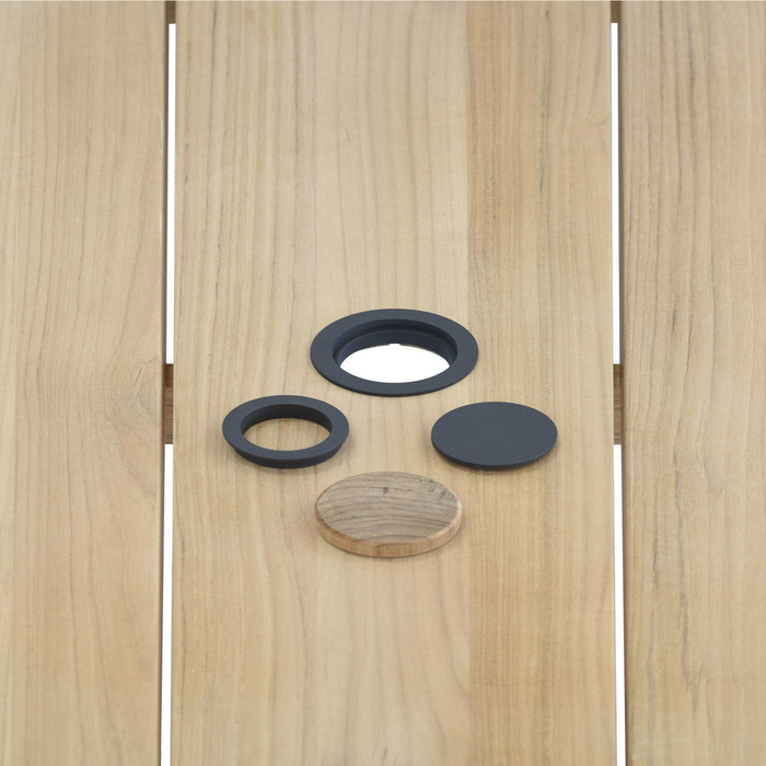 Carver Dining Table Umbrella Hole