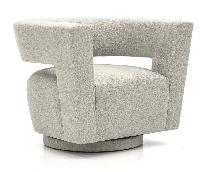 Galactica Swivel Chair Front Angled View