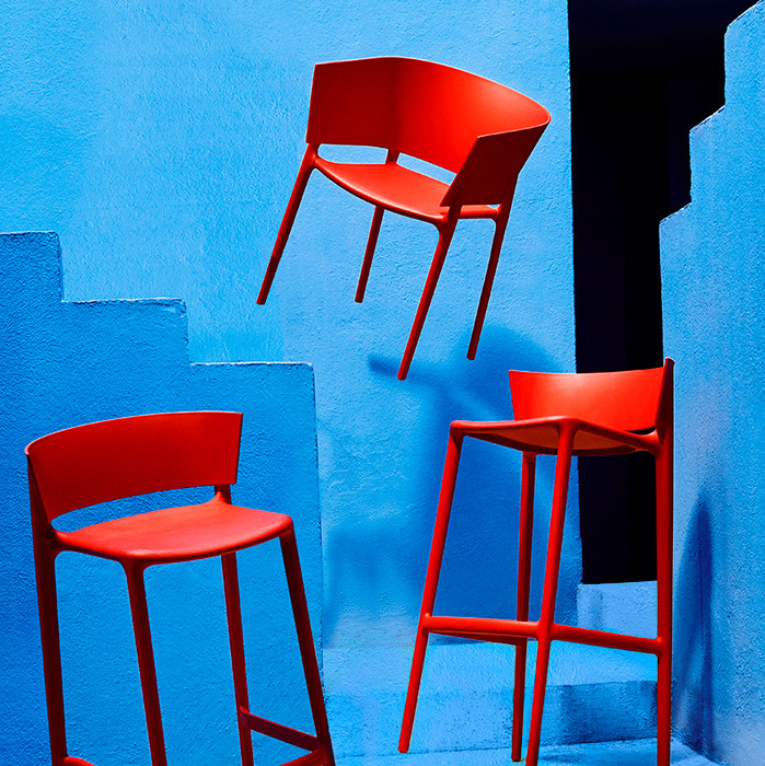 RED - Africa Arm Chair Shown with Other Options Available by Special Order