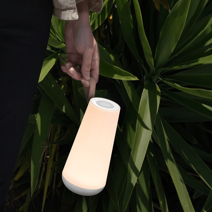 Uma Mini Lantern Shown in an Outdoor Setting