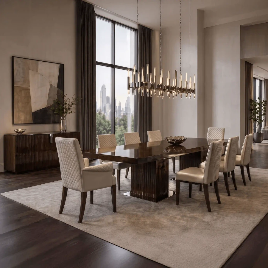 Red Carpet Dining Table w/ Ext